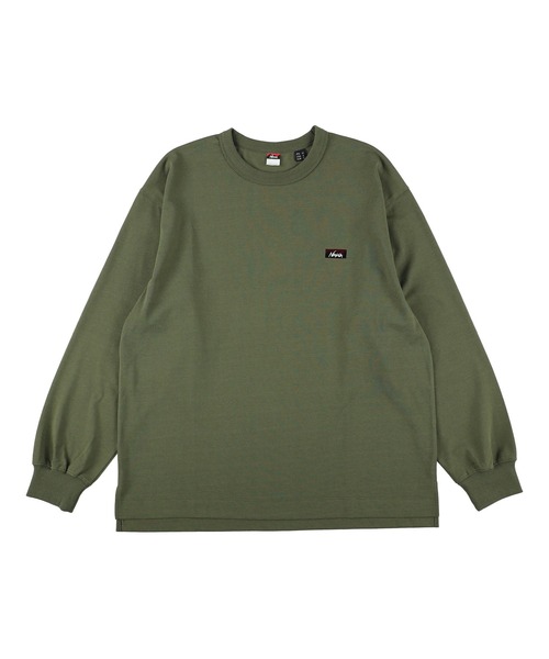 NANGA(ナンガ)の「NANGA /ナンガ ECO HYBRID BOX LOGO EMBROIDERY L /TS TEE ロンT(Tシャツ/カットソー・メンズ・ブラック/グリーン/グレー/ホワイト・XL/L/M/S)」の15枚目の写真
