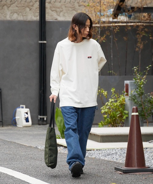 NANGA /ナンガ ECO HYBRID BOX LOGO EMBROIDERY L /TS TEE ロンT（T