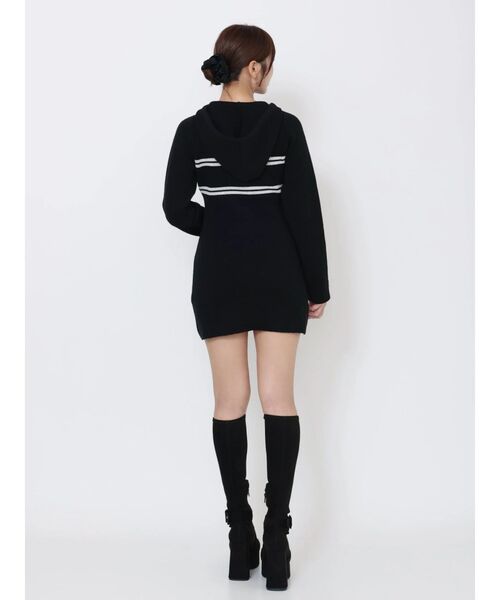 セール】フーディーロゴニットワンピース（ワンピース）｜EATME