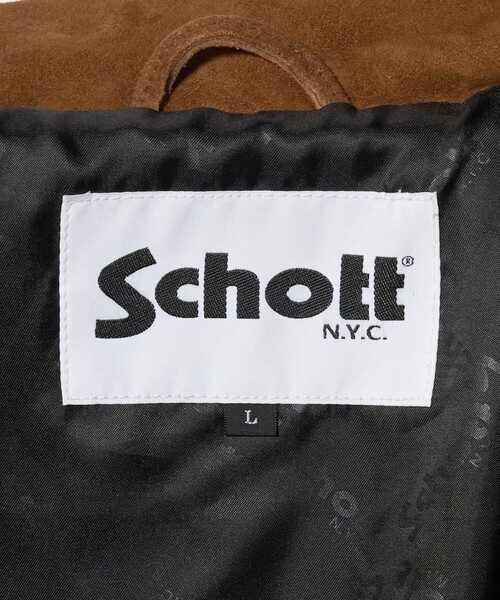 schott（ショット）の「【別注】＜Schott＞スエード ブルゾン（その他
