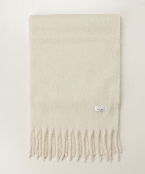 Libra Cue（リブラ キュー）の「ベーシックストール（ストール/ショール・レディース・ベージュ/アイボリー/ブラック・FREE）」の19枚目の写真