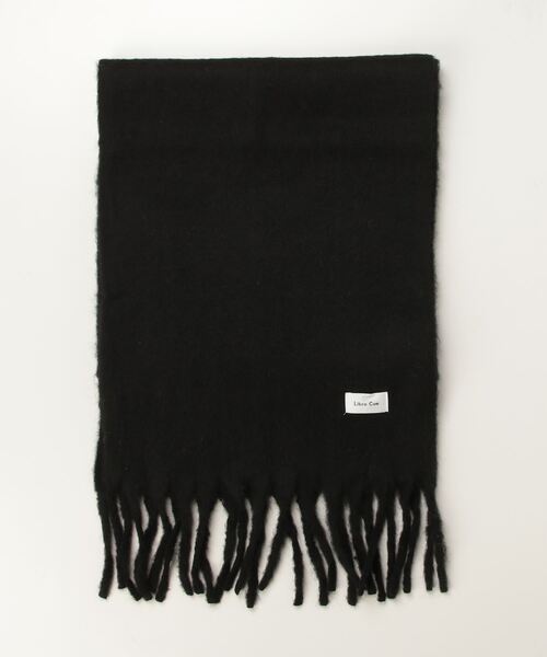 Libra Cue（リブラ キュー）の「ベーシックストール（ストール/ショール・レディース・ベージュ/アイボリー/ブラック・FREE）」の8枚目の写真