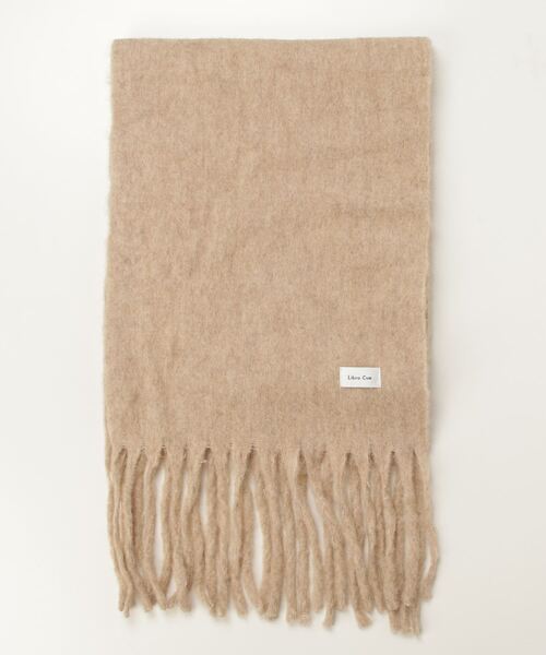 Libra Cue（リブラ キュー）の「ベーシックストール（ストール/ショール・レディース・ベージュ/アイボリー/ブラック・FREE）」の16枚目の写真