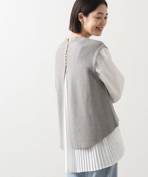 Gready Billiant バックプリーツニットベスト Gready Billiant バックプリーツニットベスト - メルカリ