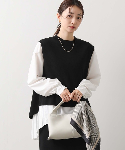 Gready Billiant バックプリーツニットベスト Gready Billiant バックプリーツニットベスト - メルカリ