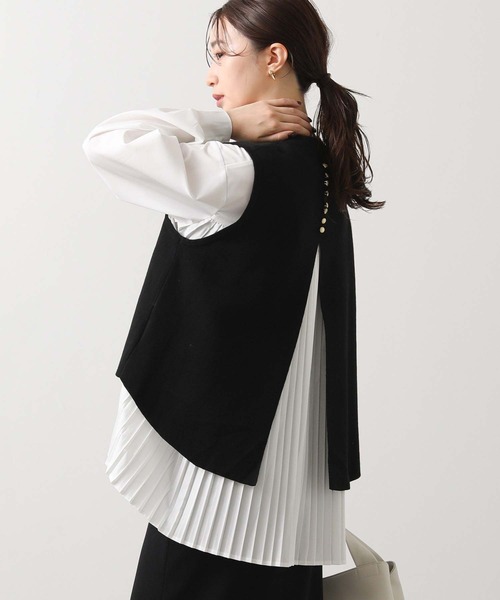 Gready Billiant バックプリーツニットベスト Gready Billiant バックプリーツニットベスト - メルカリ