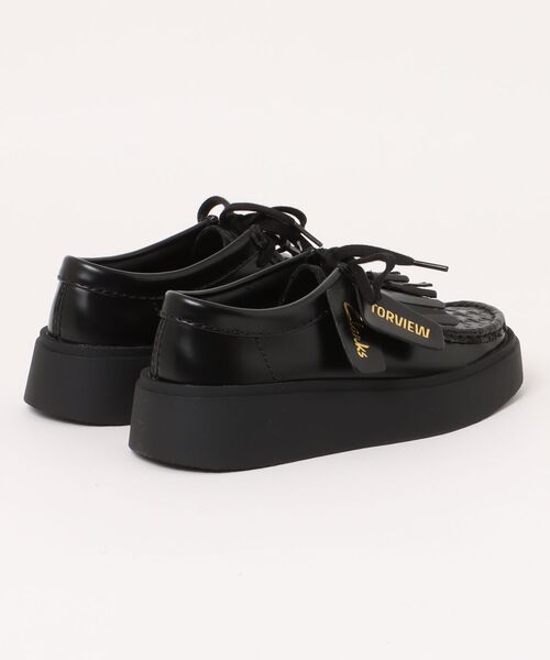 Clarks（クラークス）の「Clarks クラークス TORVIEW W キルトタッセルシューズ(トービューW) 26184943 ブラックレザー（モカシン/デッキシューズ・レディース・ブラック・22.5cm/23.0cm/23.5cm/24.0cm/24.5cm）」の2枚目の写真