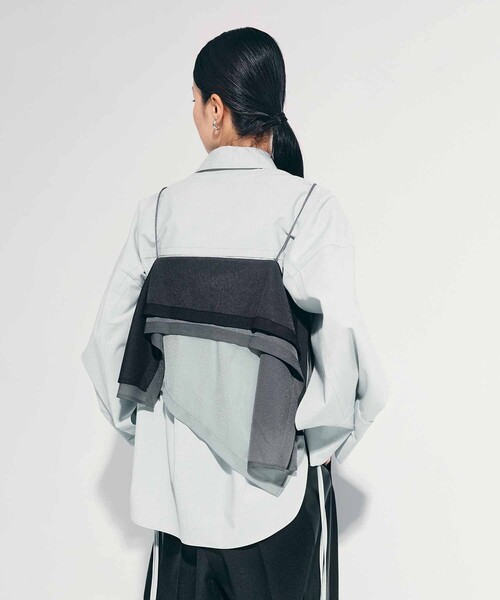 STUDIOUS/ステュディオス】3way Camisole & Sheer Long T/シアー