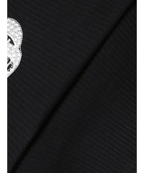 GYDA(ジェイダ)の「GDロゴラインストーンテレコトップス(Tシャツ/カットソー・レディース・ブラック/グレー/オフホワイト・FREE)」の18枚目の写真