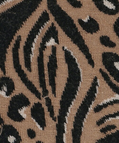 BLEU FORET（ブルーフォレ）の「＜BLEU FORET＞W LEO ソックス（ソックス/靴下・レディース・グレー系/ベージュ・36/38）」の6枚目の写真