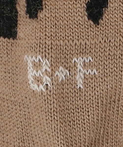 BLEU FORET（ブルーフォレ）の「＜BLEU FORET＞W LEO ソックス（ソックス/靴下・レディース・グレー系/ベージュ・36/38）」の7枚目の写真