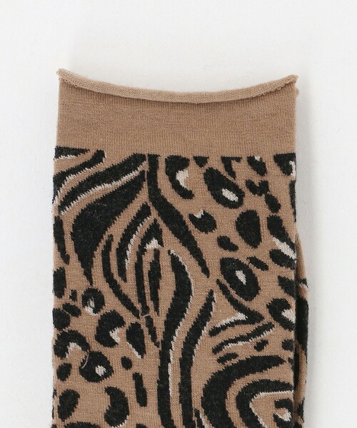 BLEU FORET（ブルーフォレ）の「＜BLEU FORET＞W LEO ソックス（ソックス/靴下・レディース・グレー系/ベージュ・36/38）」の8枚目の写真