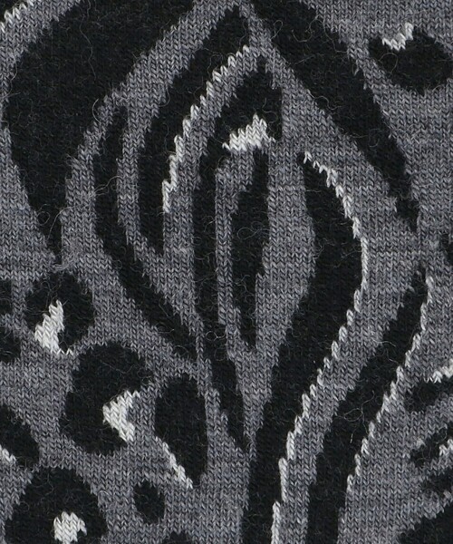 BLEU FORET（ブルーフォレ）の「＜BLEU FORET＞W LEO ソックス（ソックス/靴下・レディース・グレー系/ベージュ・36/38）」の11枚目の写真