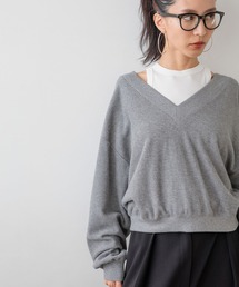 HEREIAM | 【HEREIAM】タンクがセットでお得/オフショルレイヤードプルオーバー(Tシャツ/カットソー)