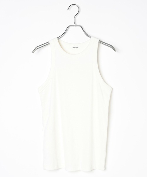 HEREIAM（ヘレイアム）の「【HEREIAM】タンクがセットでお得/オフショルレイヤードプルオーバー（Tシャツ/カットソー・レディース・ブラック/オフホワイト/杢グレー・FREE）」の14枚目の写真