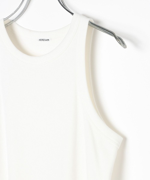 HEREIAM（ヘレイアム）の「【HEREIAM】タンクがセットでお得/オフショルレイヤードプルオーバー（Tシャツ/カットソー・レディース・ブラック/オフホワイト/杢グレー・FREE）」の17枚目の写真