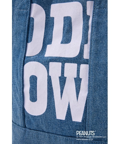 RODEO CROWNS WIDE BOWL（ロデオクラウンズワイドボウル）の「(PEANUTS)トートバッグ（トートバッグ・レディース・オフホワイト/ブルー/ブラック・FREE）」の20枚目の写真