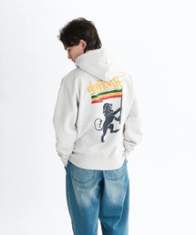 ELEMENT | ELEMENT メンズ RASTAMAN HOOD パーカー 【2025年秋冬モデル】/エレメント裏起毛バックプリントプルオーバーパーカー・フーディー(パーカー)