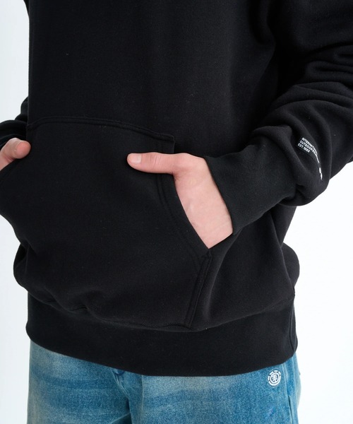 ELEMENT（エレメント）の「ELEMENT メンズ RASTAMAN HOOD パーカー 【2025年秋冬モデル】/エレメント裏起毛バックプリントプルオーバーパーカー・フーディー（パーカー・メンズ・ブラック/グリーン系その他/ホワイト系その他・X-LARGE/LARGE/MEDIUM）」の8枚目の写真