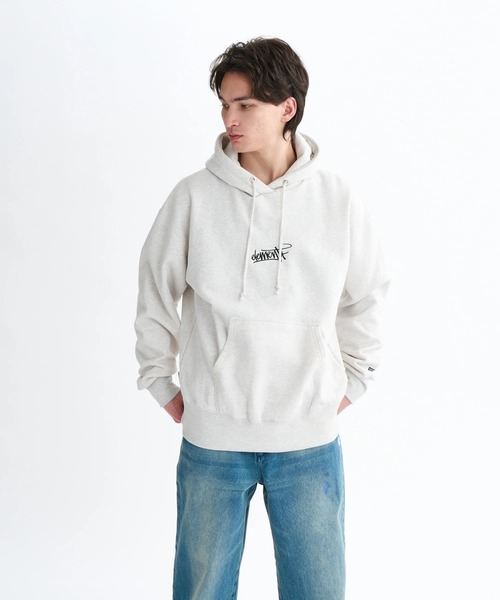 ELEMENT（エレメント）の「ELEMENT メンズ RASTAMAN HOOD パーカー 【2025年秋冬モデル】/エレメント裏起毛バックプリントプルオーバーパーカー・フーディー（パーカー・メンズ・ブラック/グリーン系その他/ホワイト系その他・X-LARGE/LARGE/MEDIUM）」の4枚目の写真