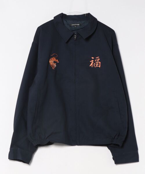 ８(eight)（エイト）の「スーベニアジャケット（ブルゾン・メンズ・ブラック/アイボリー/ネイビー・MEDIUM/X-LARGE/LARGE）」の3枚目の写真