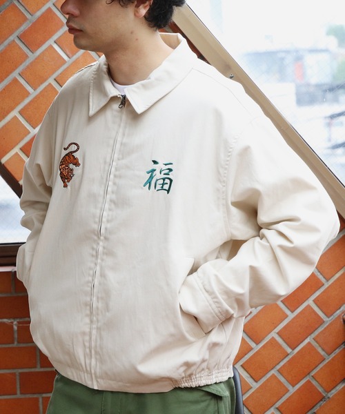 ８(eight)（エイト）の「スーベニアジャケット（ブルゾン・メンズ・ブラック/アイボリー/ネイビー・MEDIUM/X-LARGE/LARGE）」の19枚目の写真