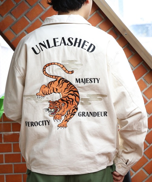 ８(eight)（エイト）の「スーベニアジャケット（ブルゾン・メンズ・ブラック/アイボリー/ネイビー・MEDIUM/X-LARGE/LARGE）」の20枚目の写真