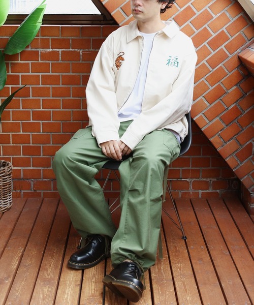 ８(eight)（エイト）の「スーベニアジャケット（ブルゾン・メンズ・ブラック/アイボリー/ネイビー・MEDIUM/X-LARGE/LARGE）」の22枚目の写真