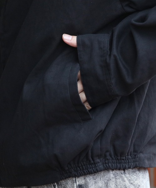 ８(eight)（エイト）の「スーベニアジャケット（ブルゾン・メンズ・ブラック/アイボリー/ネイビー・MEDIUM/X-LARGE/LARGE）」の10枚目の写真