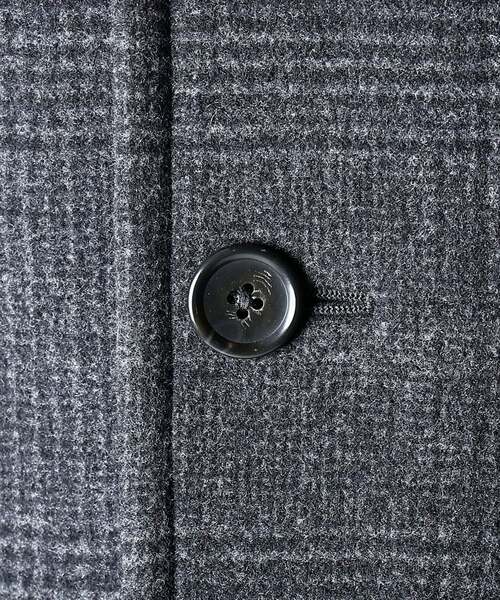 JOURNAL STANDARD(ジャーナルスタンダード)の「スーパー140 ウールモッサ オーバー マック コート(ステンカラーコート・メンズ・ブラック系その他/グレー/スミクロ/ネイビー・SMALL/MEDIUM/LARGE)」の17枚目の写真