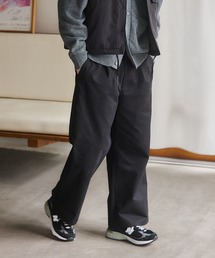MAISON CLUB(���]���N���u)�́yMAISON CLUB�zTwill Wide Tuck Chino Trousers / �c�C���^�b�N�`�m�g���E�U�[�Y KKP(�`�m�p���c)