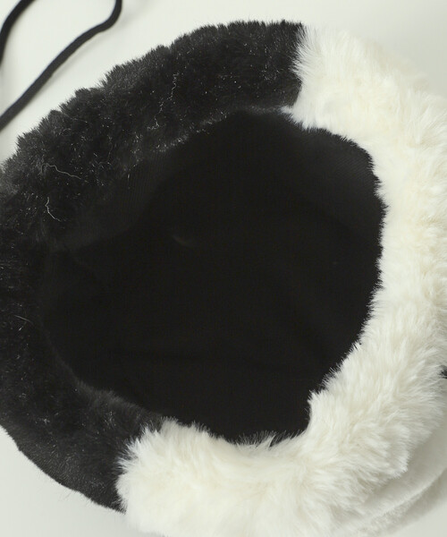 Firsthand（ファーストハンド）の「Firsthand/ファーストハンド フェイクファー ミニ キンチャクバッグ（ショルダーバッグ・レディース・ブラック/グレー/レオパード・ONE SIZE）」の19枚目の写真