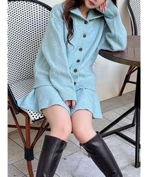 マーメイドスカート セットアップ スカート カーディガン マーメイドスカート セットアップ スカート カーディガン