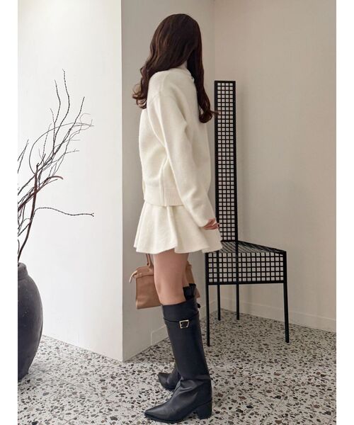 メランジニットセットアップ（ワンピース）｜MERCURYDUO（マーキュリー