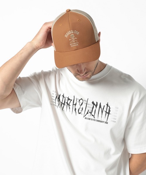 MARK & LONA（マークアンドロナ）の「Johnson Trucker Cap（キャップ・メンズ・ブラック/ブラウン/ホワイト・FREE）」の3枚目の写真