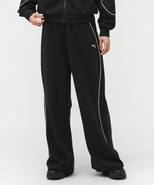 PUMA（プーマ）の「プーマ PUMA CORE HERITAGE MX トラック PT_（その他パンツ・レディース・ブラック/チャコールグレー・S/L/M）」の2枚目の写真