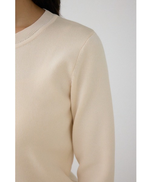 AZUL by moussy(アズールバイマウジー)の「ラメバイカラーニットトップス(ニット/セーター・レディース・ブラック系その他/グレー系その他/ホワイト系その他・FREE)」の12枚目の写真