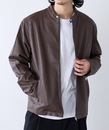 HAUS（ハウス）の「【HAUS】シングルライダースジャケット KMW-53321（その他アウター）」