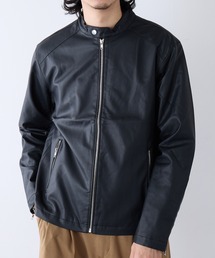 HAUS（ハウス）の「【HAUS】シングルライダースジャケット KMW-53321（その他アウター）」