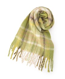 SHOO・LA・RUE | 太フリンジチェックストール(ストール/ショール)