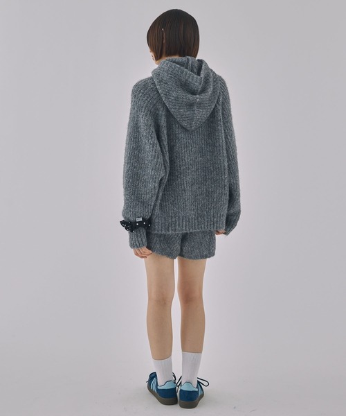 セール】【Unblend】バラクラバセットメランジニットプルオーバー