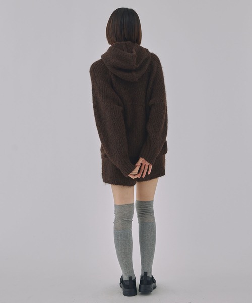 Unblend】バラクラバセットメランジニットプルオーバー＜セットアップ