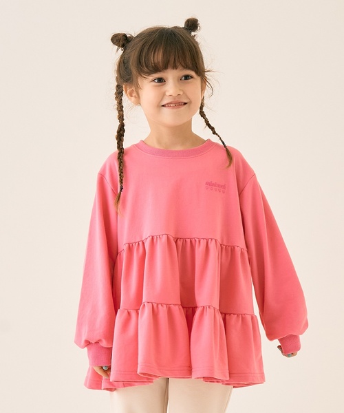 セール】ミニ裏毛ティアードチュニック（チュニック）｜minimal