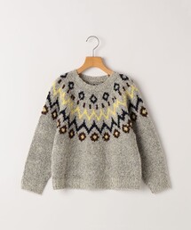 SHIPS | SHIPS KIDS:80～90cm /〈洗濯機可能〉フェアアイル柄 ニット(ニット/セーター)