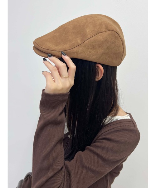 PHILLY(フィリー)の「シンプルハンチング(ハンチング/ベレー帽・レディース・ブラック/ベージュ・FREE)」の10枚目の写真