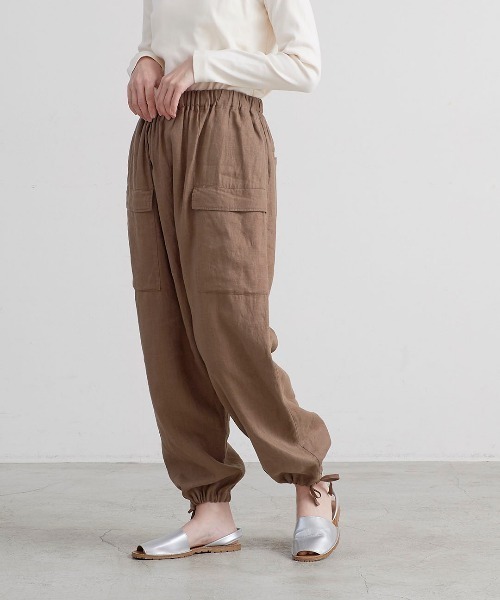HEAVENLY（ヘブンリー）の「【 HEAVENLY / ヘブンリー 】6x6 Heavy Linen Front Pocket PANTS  2548041　DLI（その他パンツ・レディース・ナチュラル/ブラウン/ブラック・FREE）」の10枚目の写真