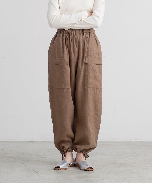 HEAVENLY（ヘブンリー）の「【 HEAVENLY / ヘブンリー 】6x6 Heavy Linen Front Pocket PANTS  2548041　DLI（その他パンツ・レディース・ナチュラル/ブラウン/ブラック・FREE）」の11枚目の写真