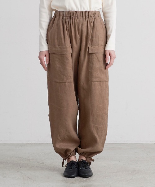 HEAVENLY（ヘブンリー）の「【 HEAVENLY / ヘブンリー 】6x6 Heavy Linen Front Pocket PANTS  2548041　DLI（その他パンツ・レディース・ナチュラル/ブラウン/ブラック・FREE）」の15枚目の写真