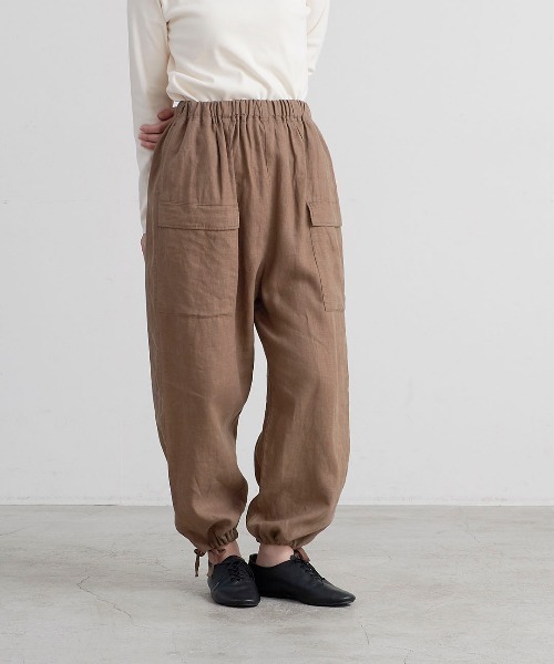 HEAVENLY（ヘブンリー）の「【 HEAVENLY / ヘブンリー 】6x6 Heavy Linen Front Pocket PANTS  2548041　DLI（その他パンツ・レディース・ナチュラル/ブラウン/ブラック・FREE）」の19枚目の写真