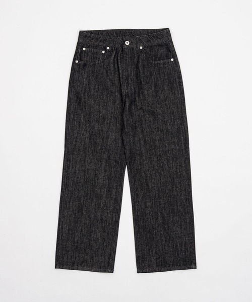 Logo rhinestone denim/ロゴラインストーンデニム（デニムパンツ